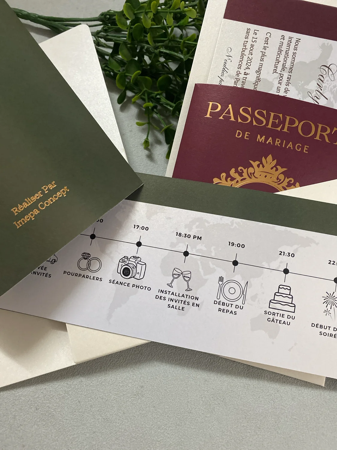 Gedruckte Einladung mit verschiedenen Namensfotos – anpassbare personalisierte Event-Einladungskarte – Detail 14