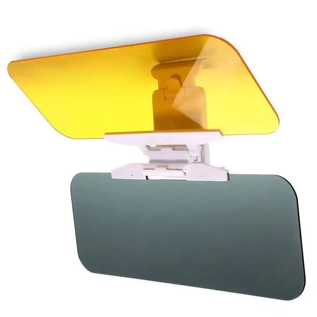 Car Anti-Glare Dazzling Goggle Day Night Vision Driving Mirror UV Fold Flip Down HD Clear View Sun Visor