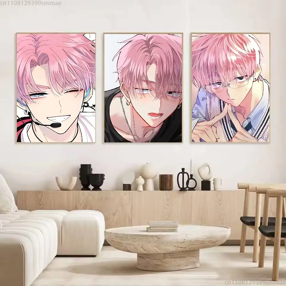 T-Tamon Kun Anime new group Poster HD home decor sticky wall waterproof home living room bar aesthetic decor