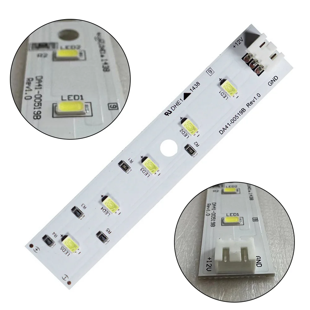 Barra de luz para refrigerador Samsung, 10x2cm, tira de iluminación para refrigerador, DA41-00519B, accesorios para electrodomésticos