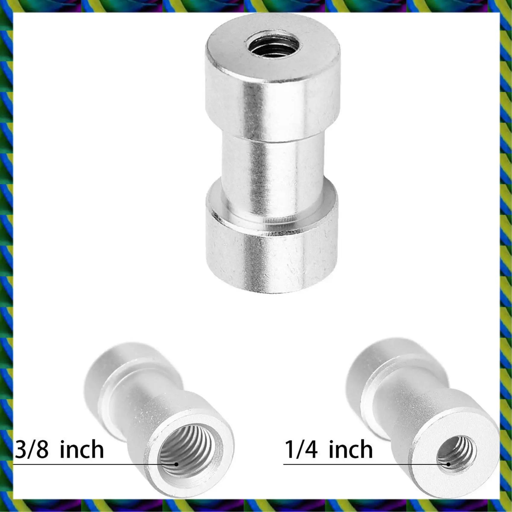 اليومية 44 حزمة كاميرا المسمار محول 1/4 إلى 1/4 المسمار 1/4 إلى 3/8 ترايبود المسمار محول محول برغي نحاسي محول حنفية المسمار