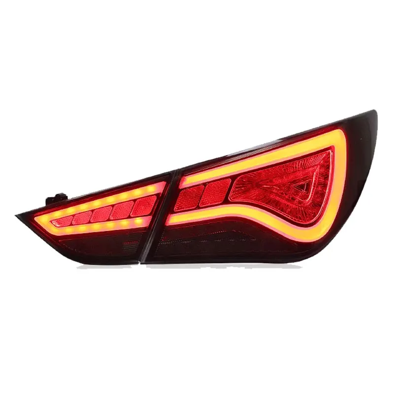 Car Taillights for Hyundai Sonata 8 2011-2015 LED DRL Dynamic Turn Signal Brake Reversing Tail Light Auto Accessories