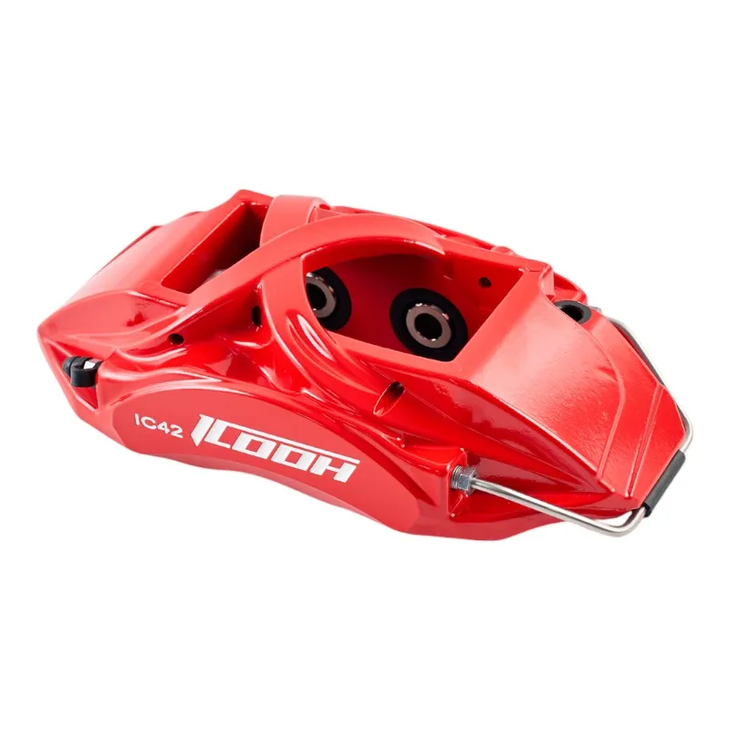 

ICOOH Racing IC42 Brake Caliper Rear Wheel 4 Pistons Split Forged with 355/380MM Assemblies Aluminum Alloy for 18 Inch or More