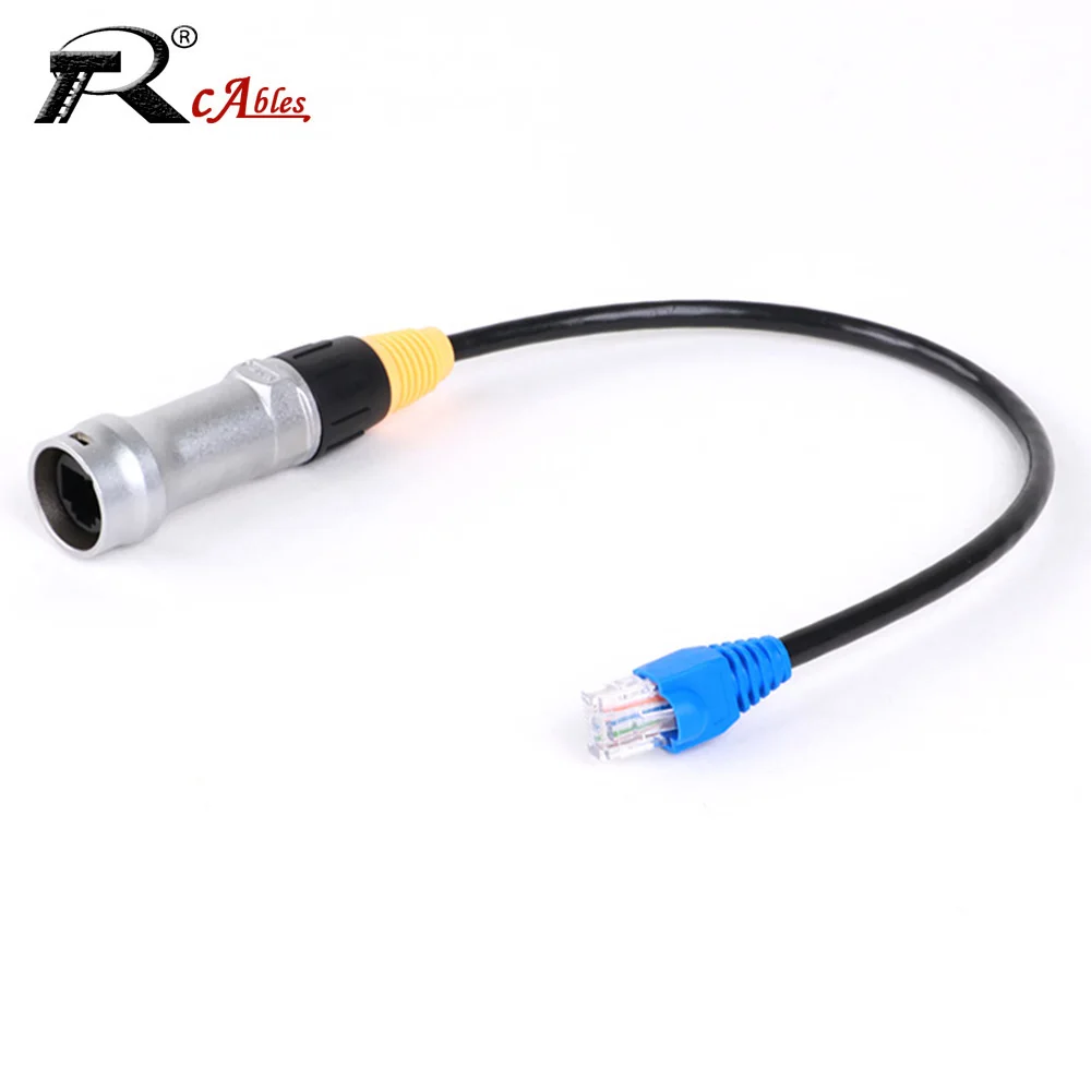 

RJ45 Ethernet Extension Cable,RJ45 CAT6 Female Panel Mount Socket to UTP RJ45 8P8C CAT5/6 Male Connector LAN Network Adapter