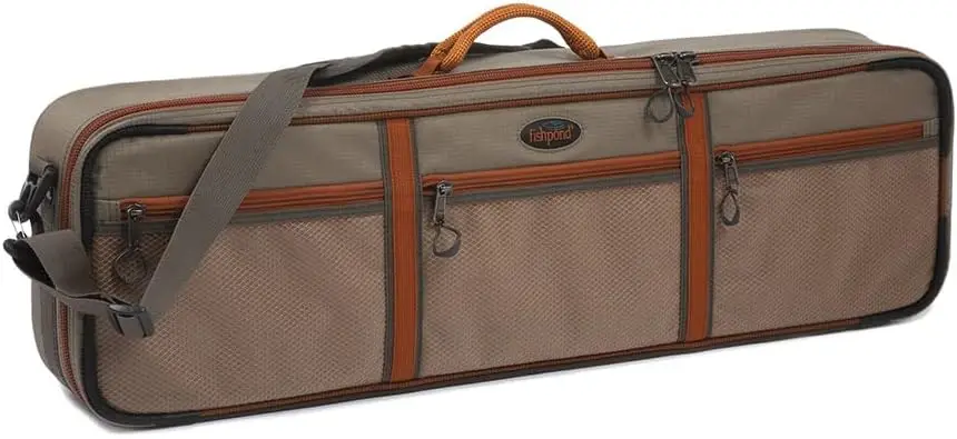 

31" Fly Rod Travel Case Holds 4 Rods & Reels, Adjustable Dividers, Waterproof Bottom