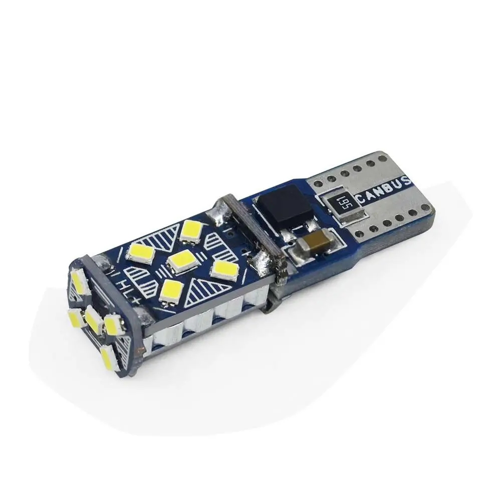 

15SMD светодиодные автомобильные парковочные фонари W5W T10 с автоматическим клином, поворотные боковые лампы, лампа для салона автомобиля, освещение номерного знака автомобиля, лампа для чтения