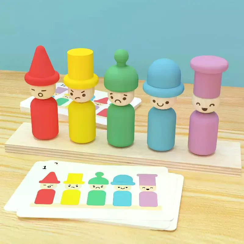 การศึกษาปฐมวัยสำหรับเด็ก: ตุ๊กตาขนาดเล็กแบบมอนเตสซอรี่, การแสดงสีสัน, การเรียงซ้อนดนตรี, ของเล่นฝึกการประสานงานระหว่างมือและตา