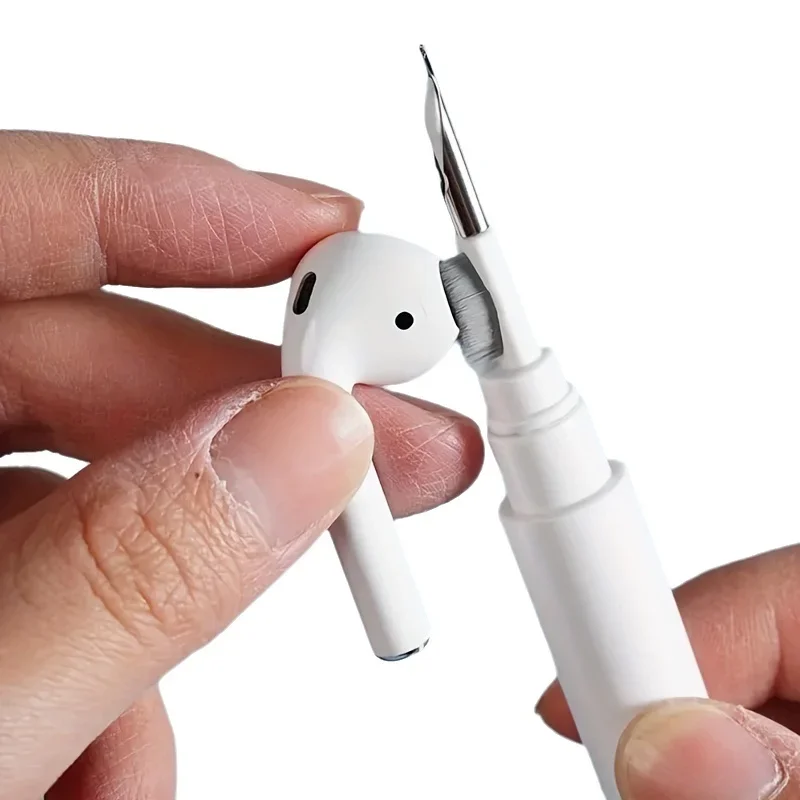 3IN1 Portable Cleaning Pen Headphones Mobile Phone Tablet Dust Dirt Clean Tool For iPhone Xiaomi HUAWEI Samsung Earphone Cleaner