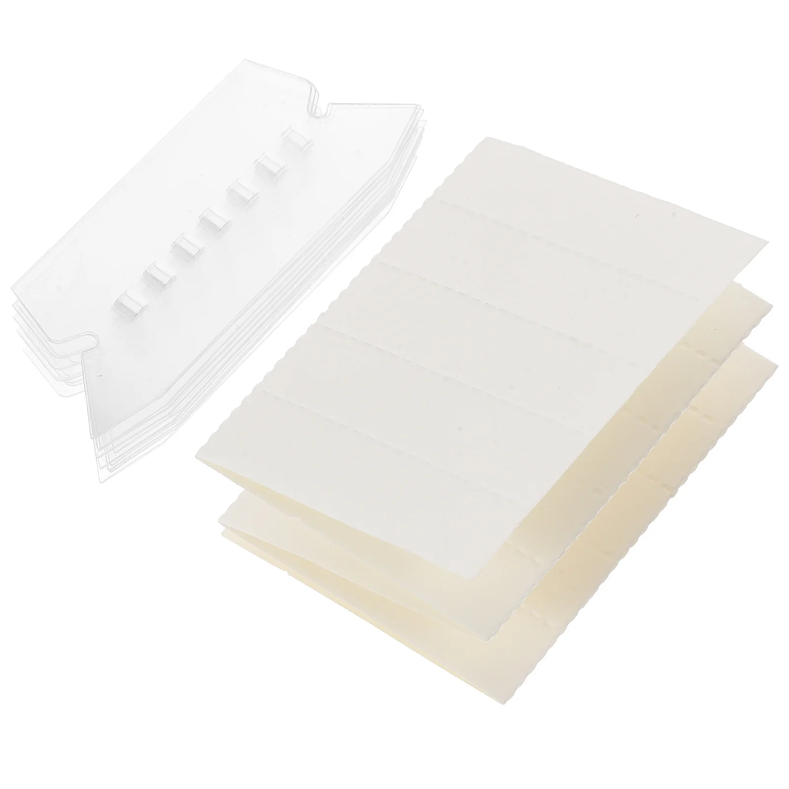 1 Set File Folder Tabs File Identification Folder Tabs Detachable File Folder Tabs file folder tabs and inserts