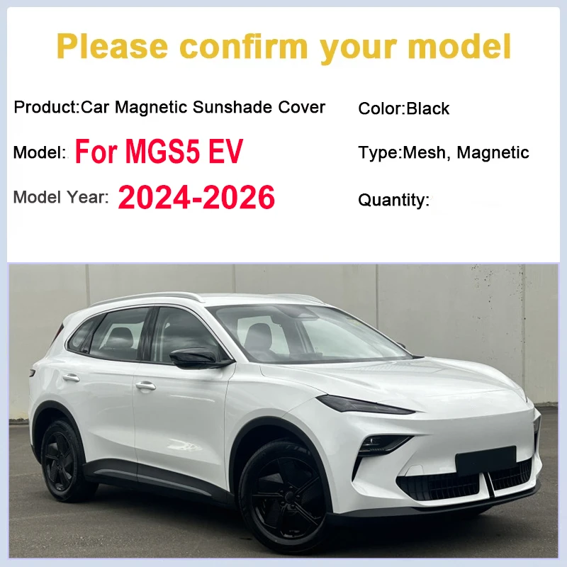 

Солнцезащитные шторки для окон автомобиля MGS5 EV, аксессуары для ES34 MG ES5 2024, 2025, 2026: магнитные сетчатые солнцезащитные экраны, козырьки от солнца, инструменты для установки