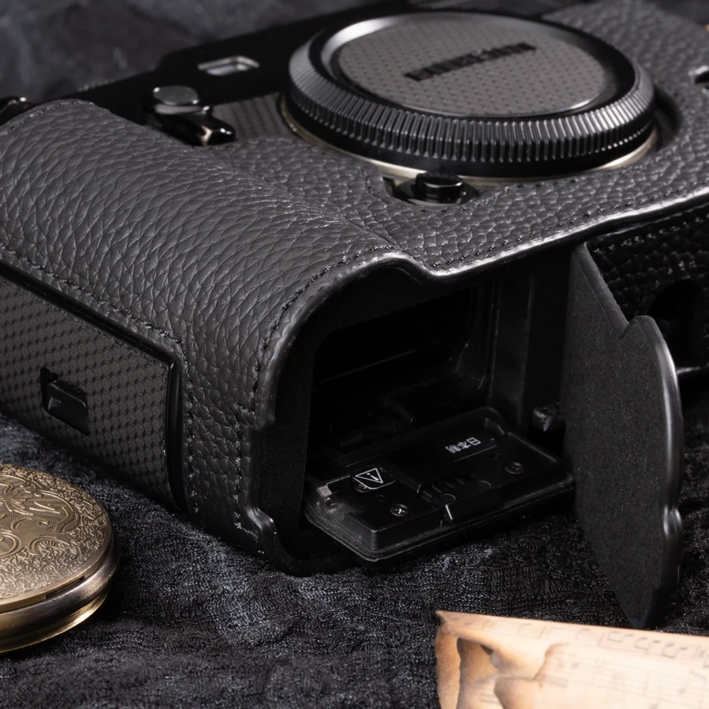 Leather Camera Bag X-Pro 3 Case For Fujifilm X-Pro 3 Case Handmade Genuine Leather Camera Half Cover Protective Case Cover Bag