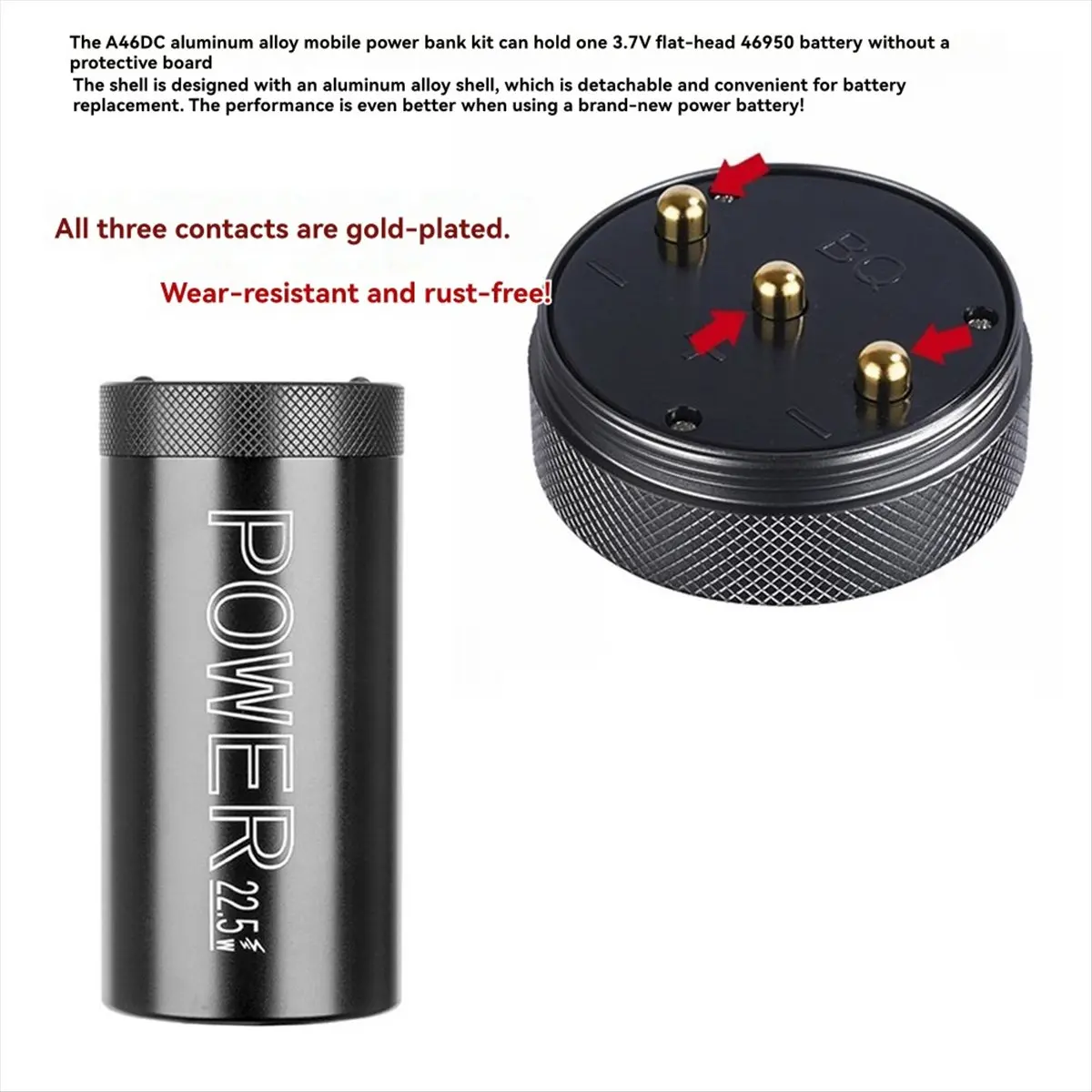 20W DC5-12V 46950 Battery Case Battery Shell Housing Box No Welding Need Easy Assembly Dependable Power Solution 40JB A
