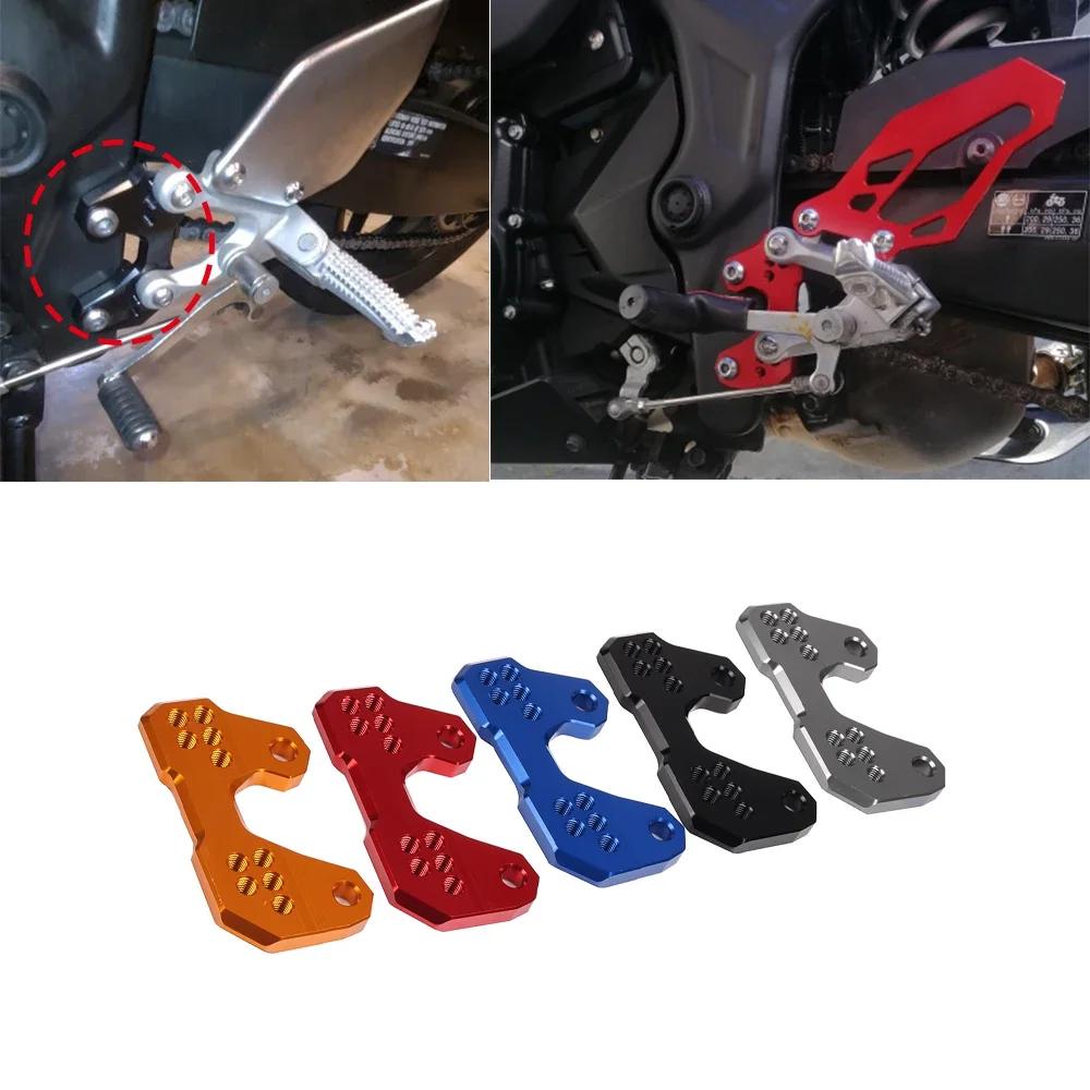 For YAMAHA YZF R3 R25 MT25 MT-25 MT03 MT-03 Accessories Adjustable Foot Pegs Base Support Rear Footrest Footpegs Mount Bracket