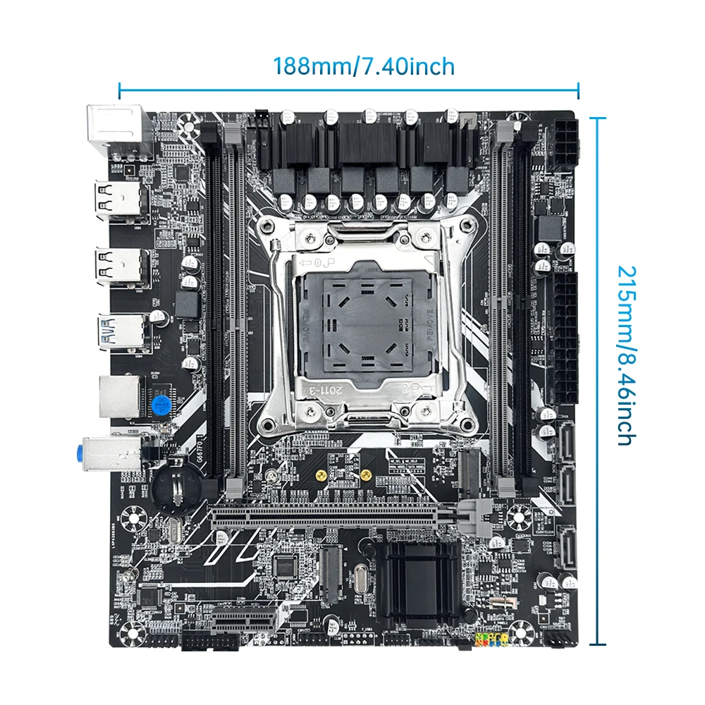 SOYO X99 Gaming Motherboard Set with Xeon E5 2680 V4 CPU & DD4 32G