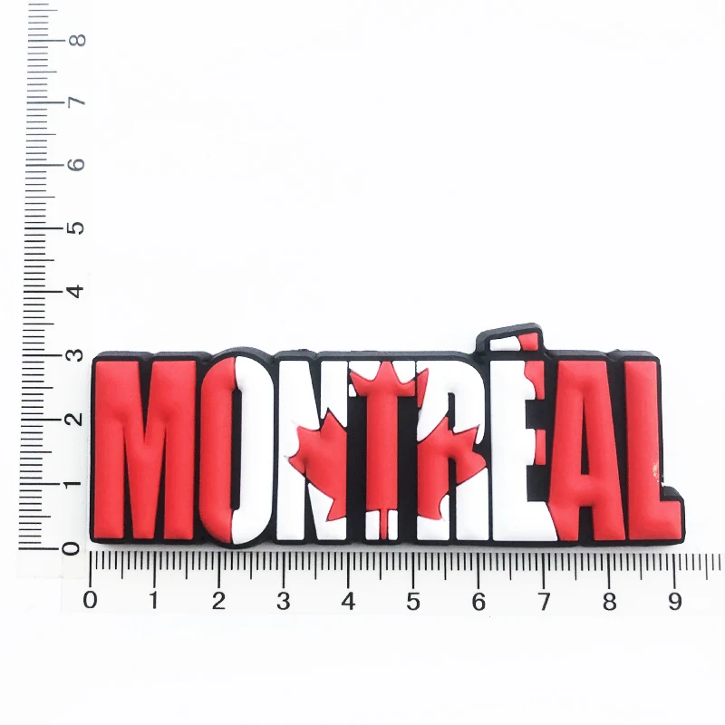 Canadian style Montreal letter design Fridge magnet gift decoration, travel souvenir message post