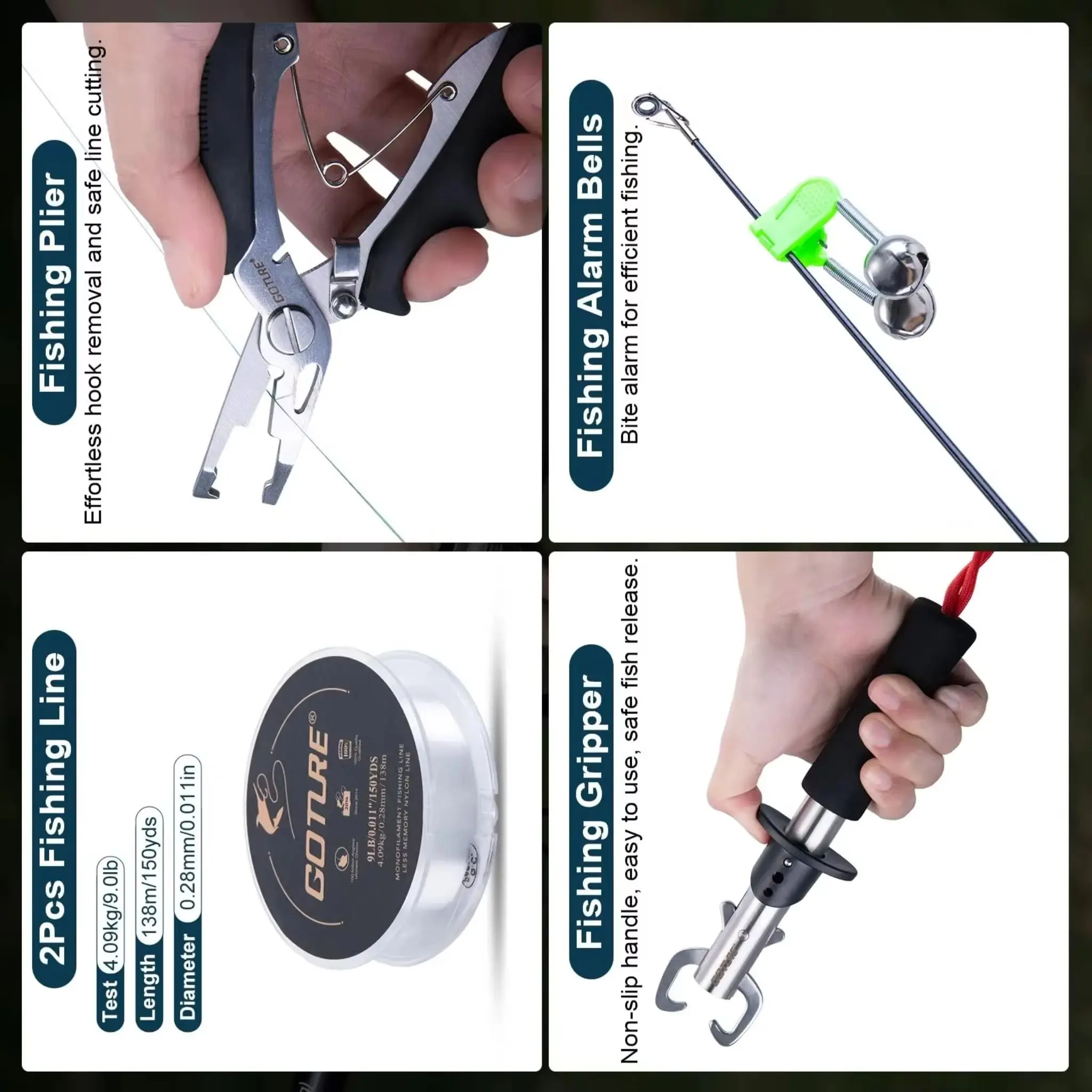 Telescopic Fishing Rod and Reel Combos with Storage 1.9M-2.7M Bag Fishing Tools Fresh Saltwater Travel Fishing Tackle Set