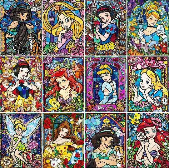 

Fashionable New Snow White Collection Puzzle Disney Gold Cartoon Handmade Puzzle 300/500/1000 High Quality Game Gift Box