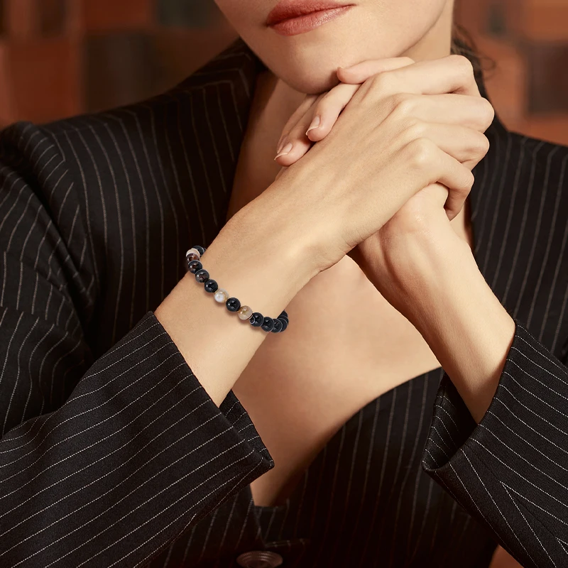 القهوة العقيق المشارب الجزع أساور الرجال القهوة الجزع شريط العقيق حجر فضفاض الخرز ستراند أساور للنساء