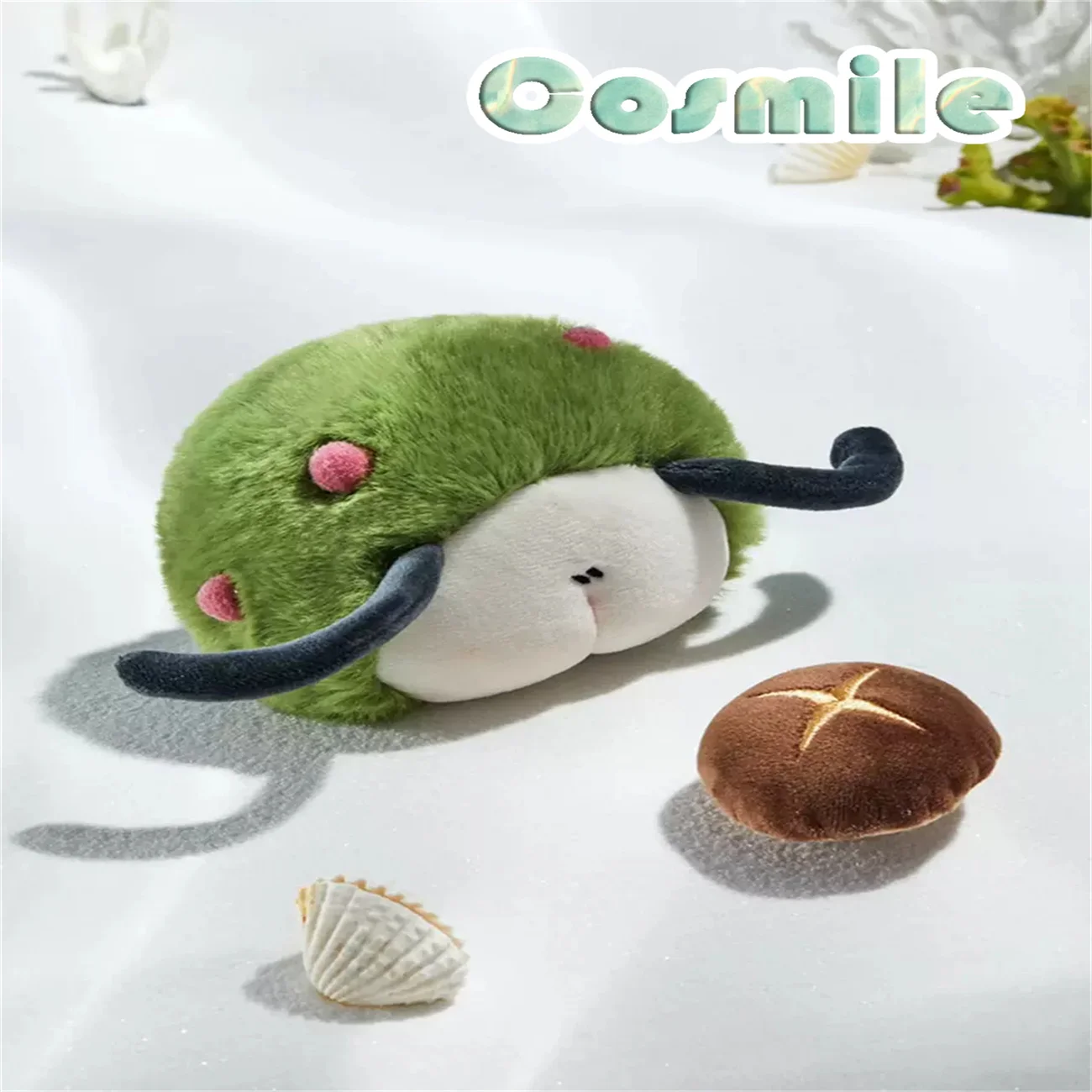 Cute Mushrooms Octopus Strawberry Sea Slugs Ovula Ovum Stuffed Plushie 10cm Plush Mini Doll Toy Keychain SL