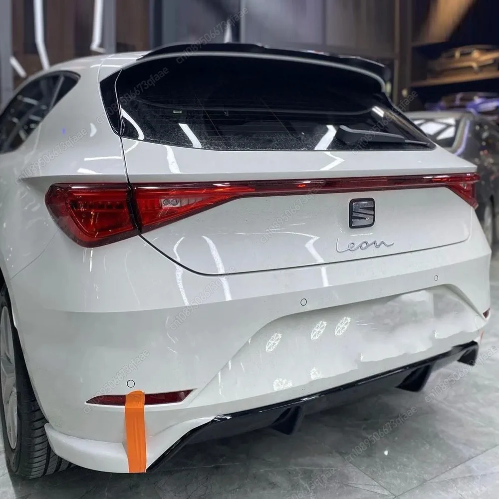 ماكستون نمط السقف الخلفي المفسد قبعات الجناح الجسم أطقم ل سيات ليون FR/كوبرا MK4 245/300 4-Door Hatchback 2021-2025 ضبط أسود