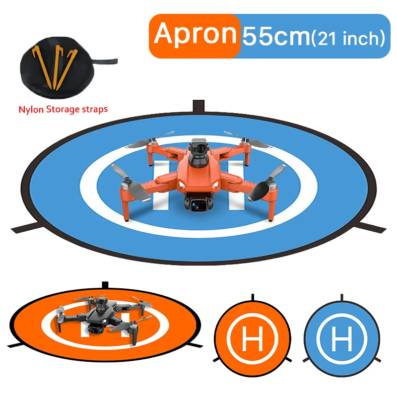 Accesorios para cuadricópteros de Dron, almohadilla de aterrizaje plegable Universal de 55cm y 75cm, alfombrilla para Dron de RC, delantal de estacionamiento para cuadricóptero