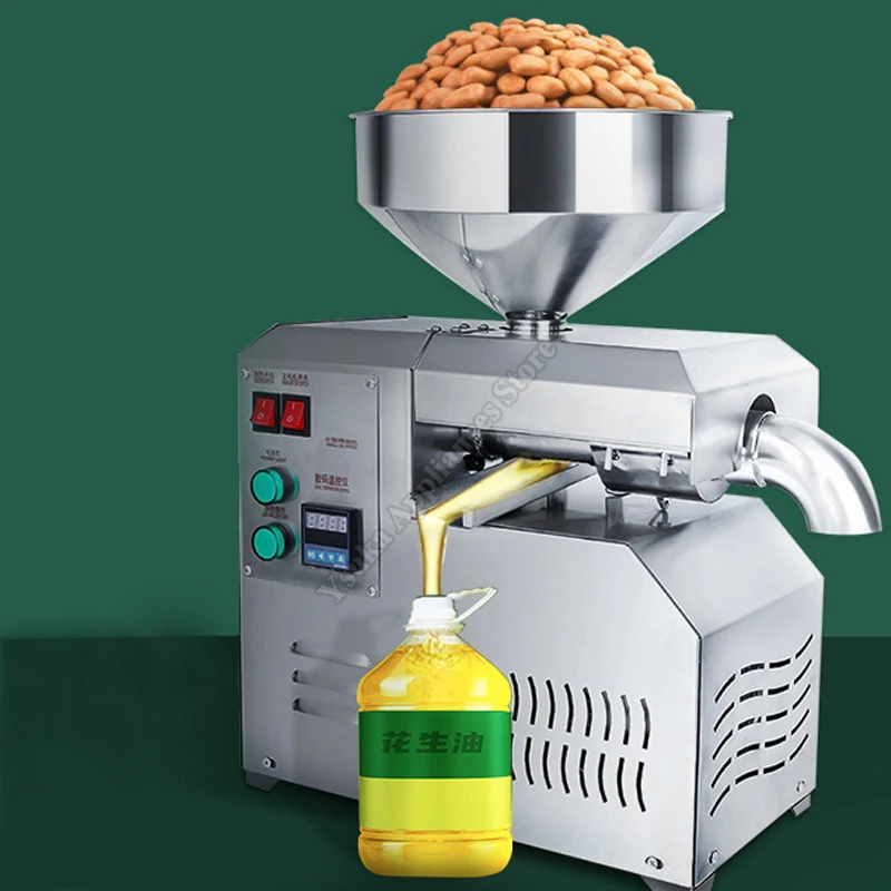 Oil Press Equipment Automatic Multi Functional Large Scale Mill Press Peanuts Rapeseed Flax seed Spiral Oil Extraction Machine