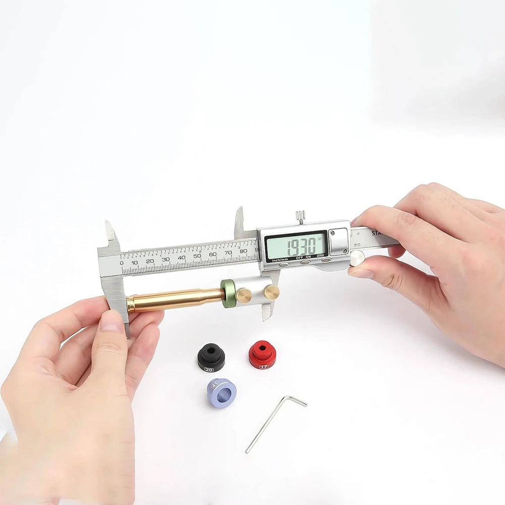 

As Shown Anodized Aluminum Inserts Interchangeable Inserts Set Valve Reloading Tools 14 Interchangeable Inserts