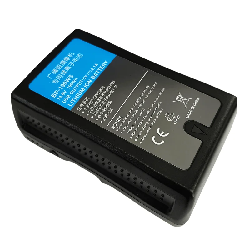 BP-190WS Battery Suitable for Sony HDW-800P PDW-850 DSR-250P DSR-600P DSR-650P V-Lock Brand New