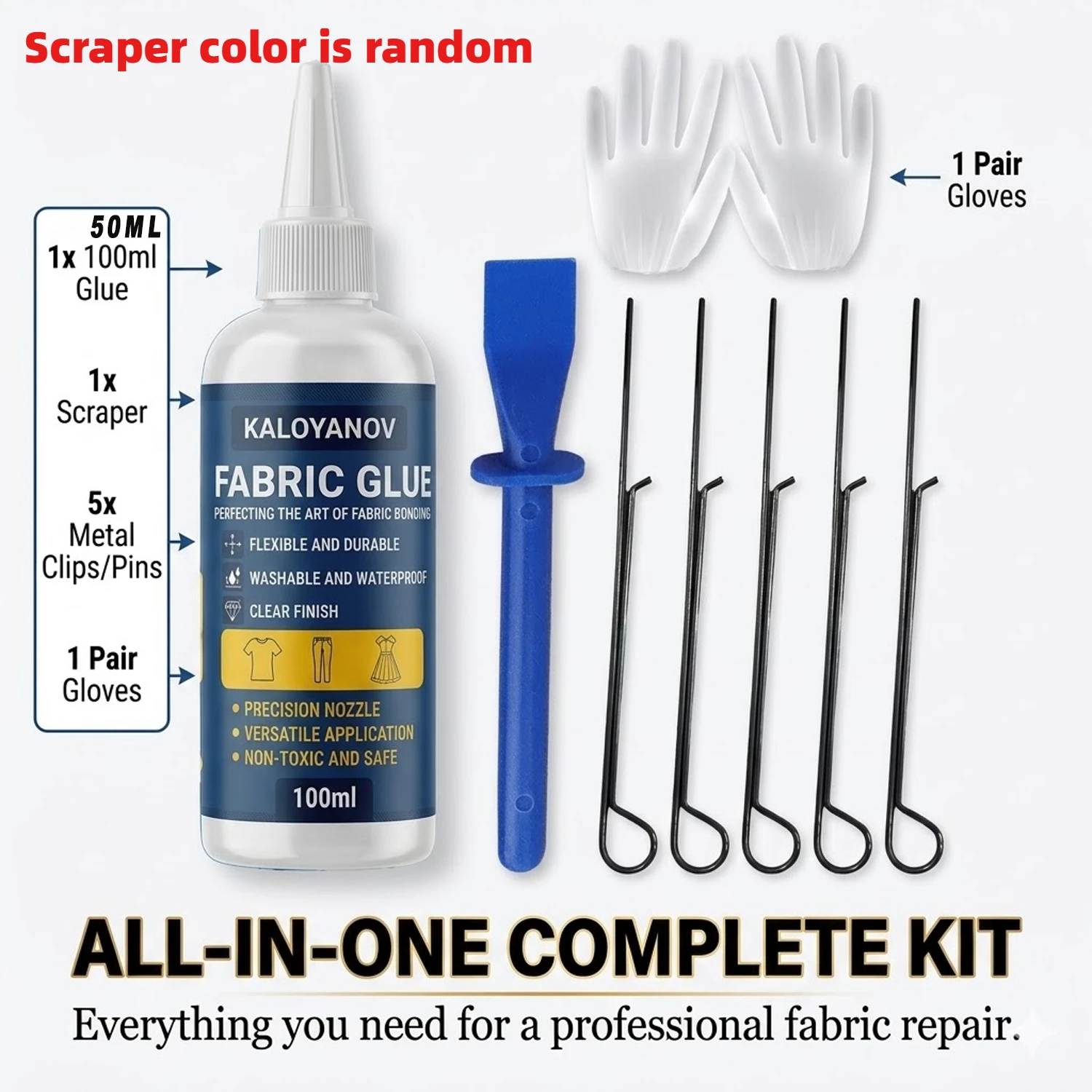 KALOYANOV Permanent Fabric Glu - Sewing Repair recension och pris