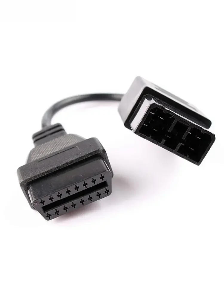 High quality For Subaru 9pin cable OBD1 to obd2 16pin lead diagnostic interface 9 pin OBDII extension cord lead Adapter