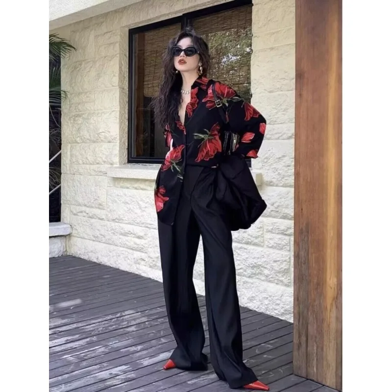 

Button Up Shirts & Blouses for Women Korean Style Beautiful in Promotions Novelty Popular Clothes Cool New Flower Woman Top TT30