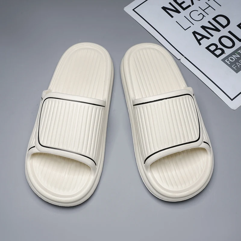 

Повседневные тапочки-облака на толстой платформе, шлепанцы с мягкой подошвой из ЭВА, летние пляжные шлепанцы, женские нескользящие домашние тапочки для ванной комнаты