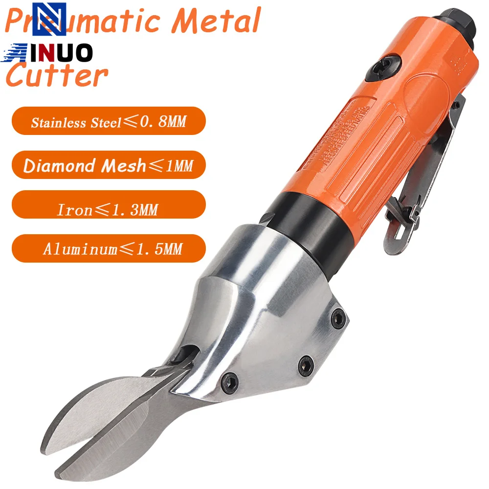 2500rpm Pneumatic Shears Air Straight Scissors Shear Tin Snip Pneumatic Metal Cutting Tool for Iron Copper Cut