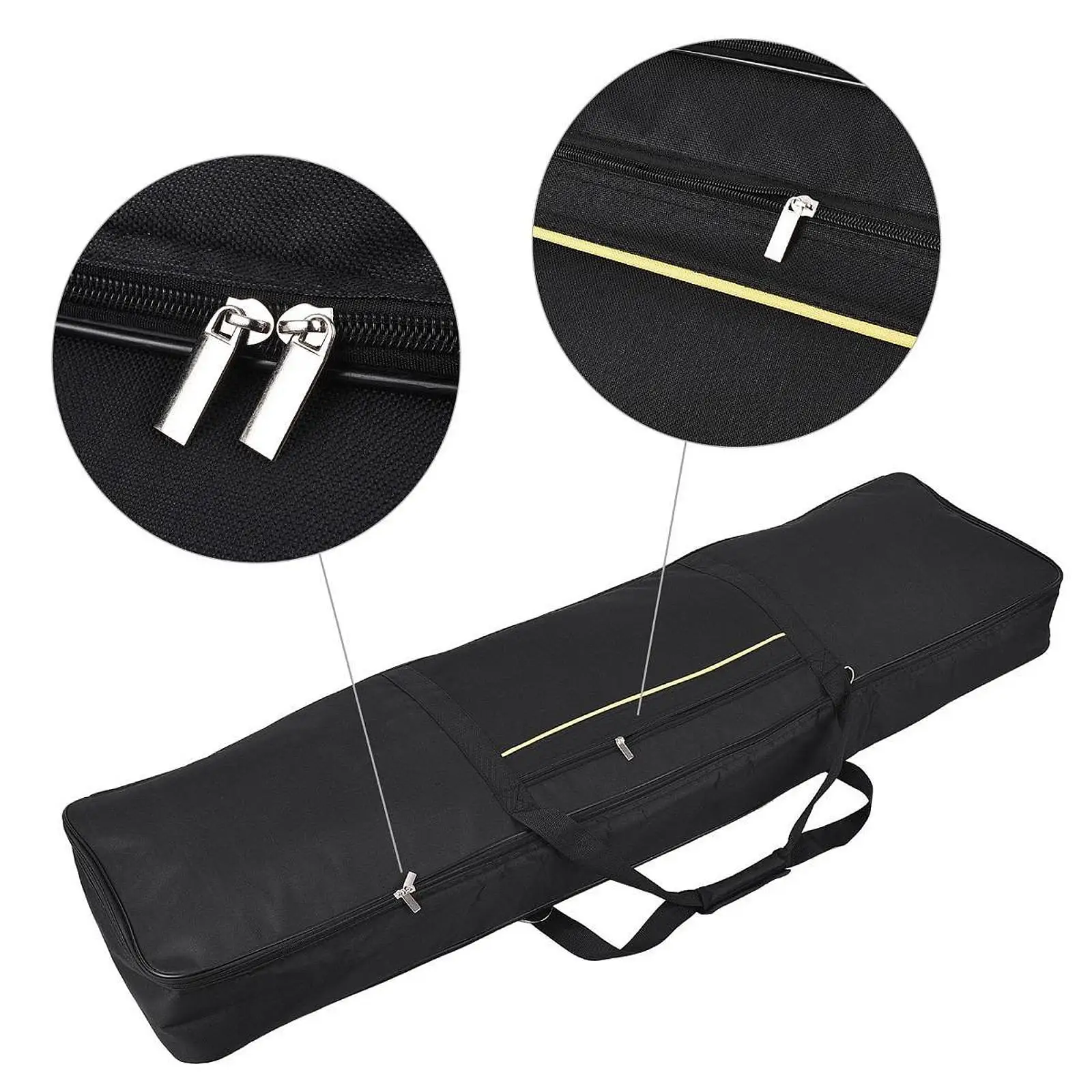 Key Keyboard Gig Bag Compact Padded Keyboard Bag with Handle Key Keyboard Case for Stage Performance Outside Travel Concert