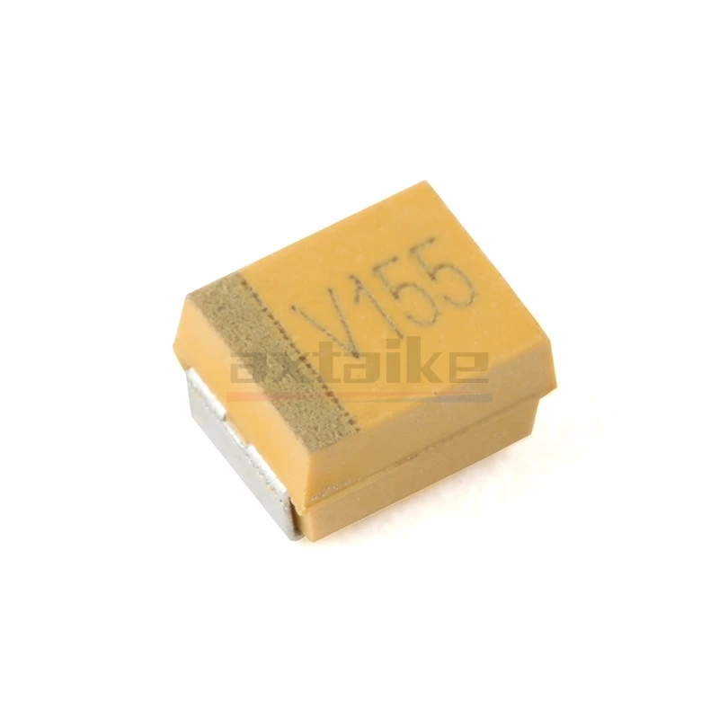 10 Uds 1,5 uF 16V 25V 35V 155 155K A B 3216 3528 10% SMD 155C 155E 155V condensador de tantalio