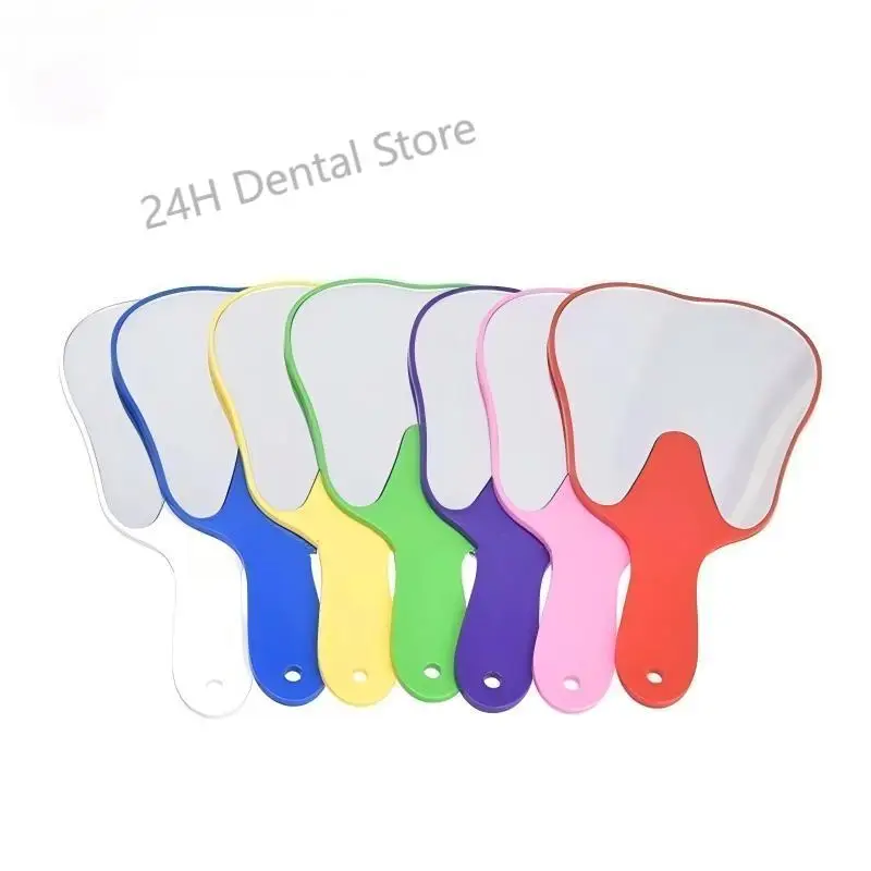 

5pcs/pack Dental mirror/ tooth jewelry mirror /dental clinic tooth-shaped mirror/ small tooth-shaped mirrors/round mirrors