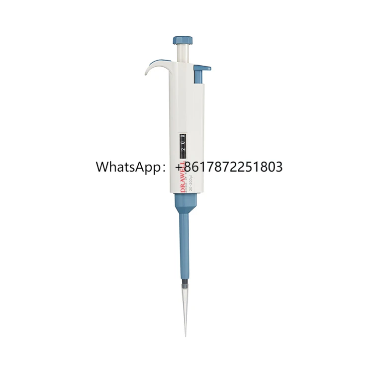 

Drawell Hot Sale Cheap Price "TopPette" Single Channel Pipette Laboratory 100ul 200ul 1000ul 5000ul Pipette