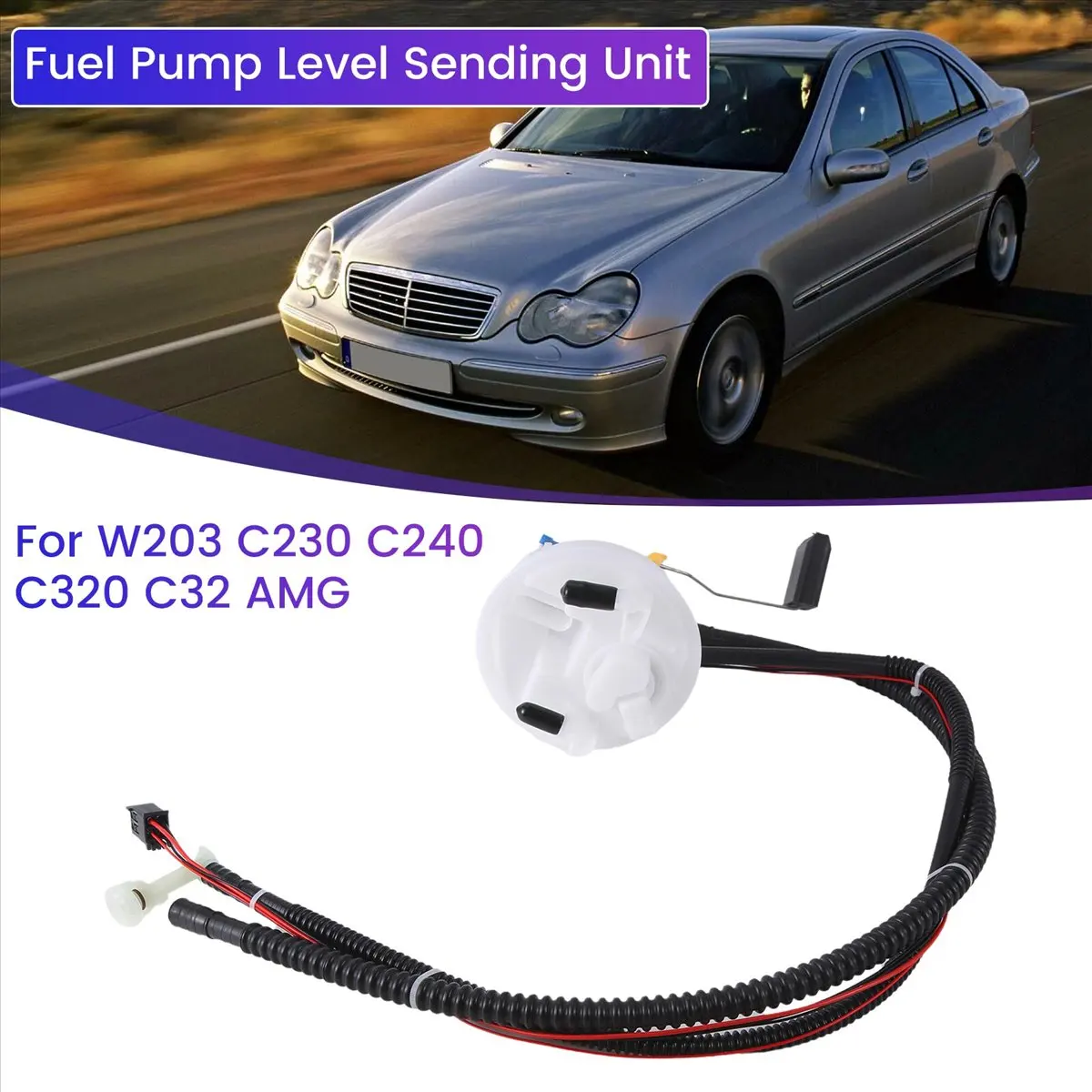 #91F (ABS)0986580342 Left Fuel Pump Level Sending Unit For Mercedes-Benz W203,Automotive Parts & Accessories