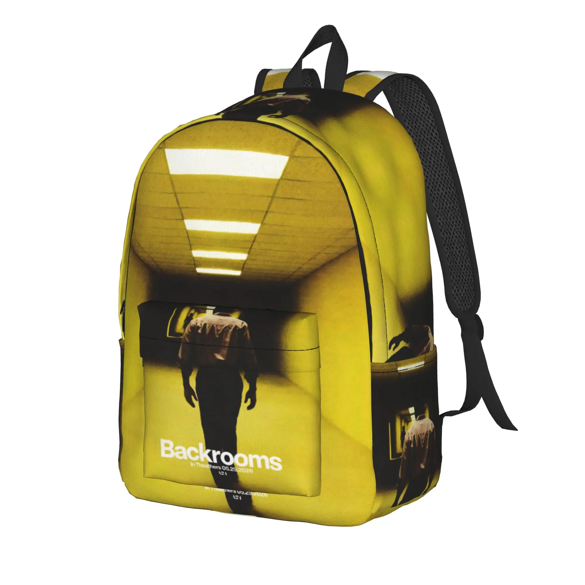 Backrooms Horror Movie 2026 Backpack for Men Women Casual High School Daypack  Laptop Computer Shoulder Bag Outdoor