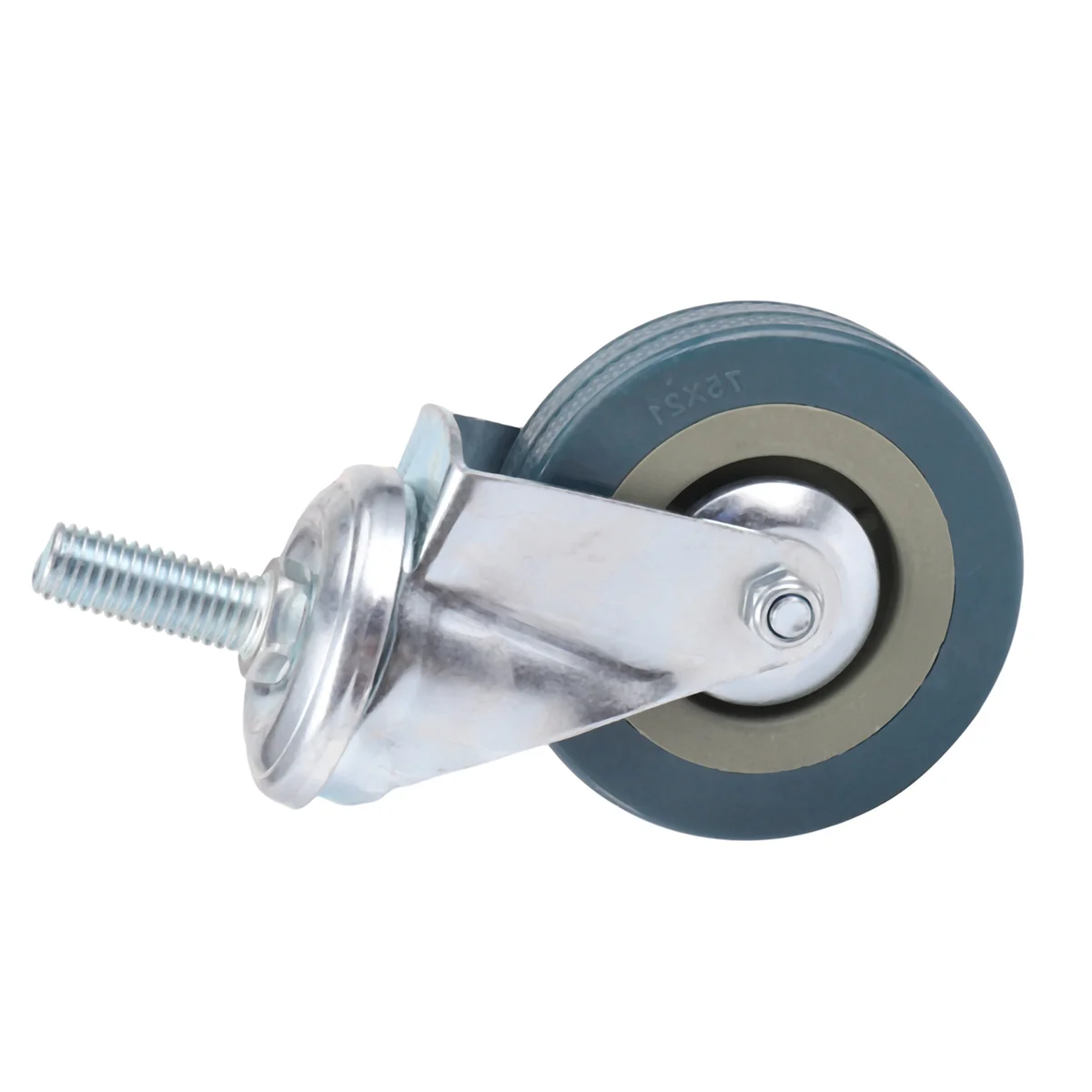 FLLF Heavy Duty 75mm Swivel Castor with Brake Trolley Casters wheels for Furniture, Set of 4