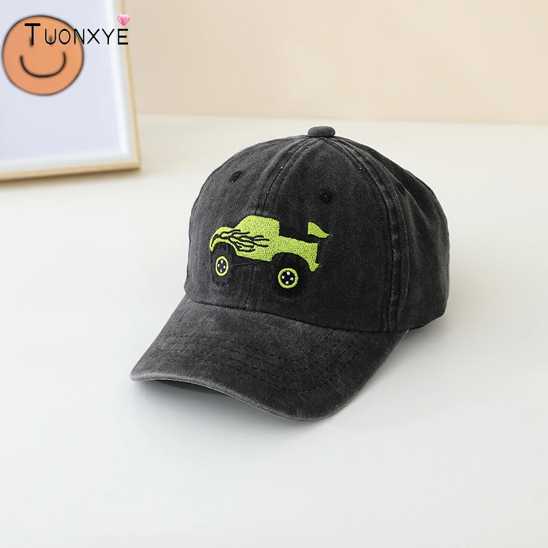 

TUONXYE Summer Kids Baseball Cap for Boys Girls Travel Sun Hat for Children Beach Sun Cap Accessories Off-road Vehicle Baby Hats