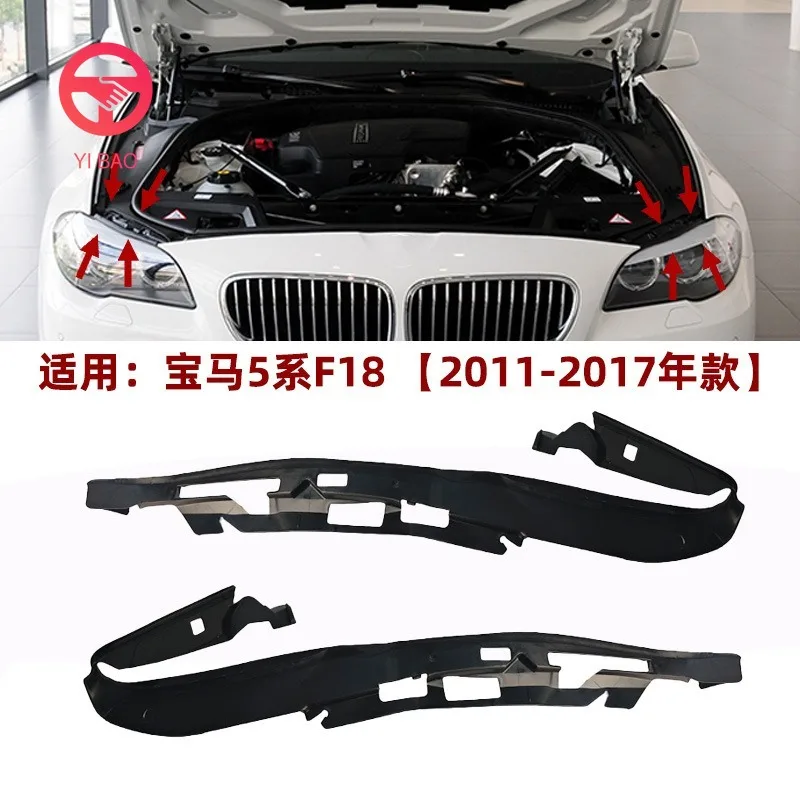 63117240367 63117240368 For BMW 5 Series F10 F11 F18 M5 2009-2013 Car Front Upper Headlight Cover Strips Trims Sealing Gasket