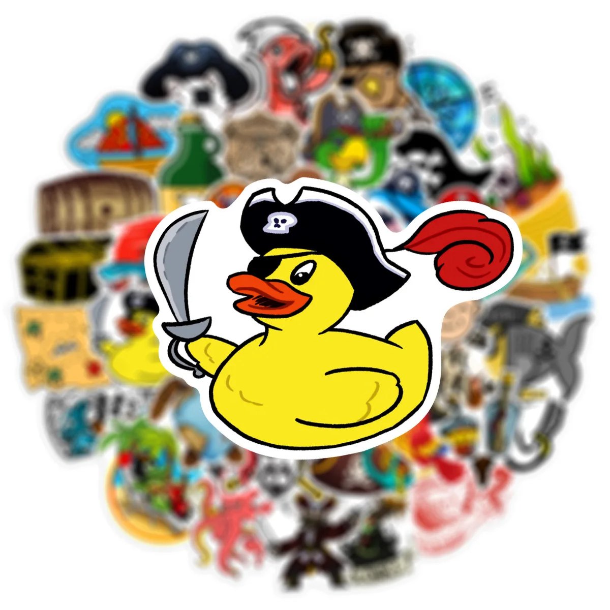 10/25/50pcs Graffiti Pirate Stickers for DIY Scrapbooking Phone Laptop Guitar Travel Luggage Car Skateboard Helmet Bottle