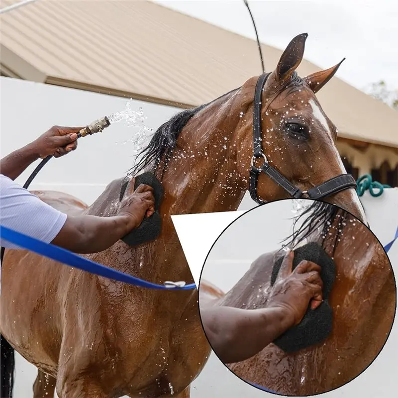 2026 New 6PCS Horse Groomer Sponges Bath Blocks For Cleaning&Massage Easy-Grip Grooming Tool Multifunctional Cleaner Sponges