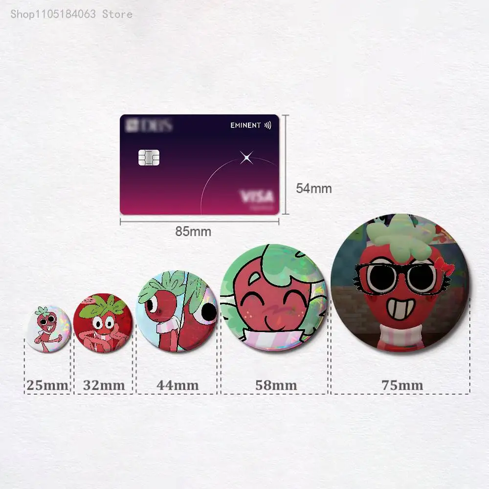 Sprout D-Dandys W-World Badges 25 32 44 58 75 mm Round Cosplay Pin Bag Decor Fans Collect Friends Gifts Brooch Souvenir