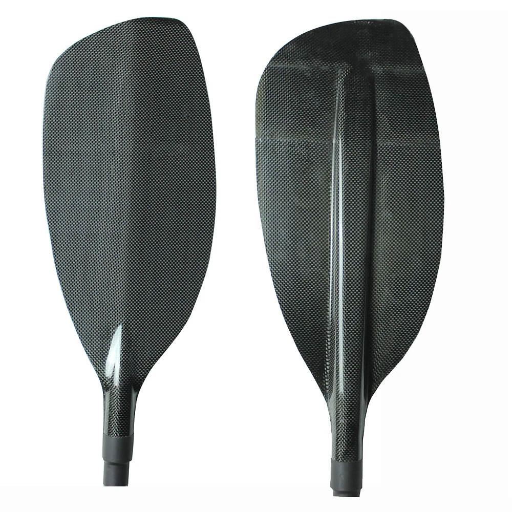QQSPORT Paddle,Full Carbon  Whiterwater  Paddle Carbon Blade With  2 pieces Carbon Straight Shaft Free bag Q27