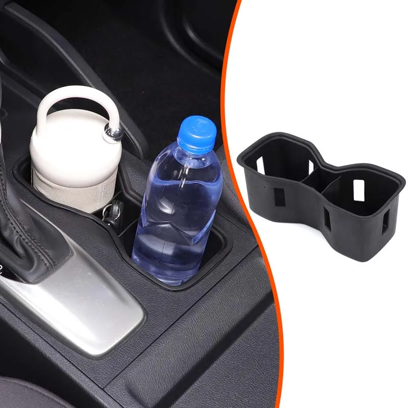

TPE Black For Nissan Frontier 2022+ Car central control water cup holder protective cover car interior accessories
