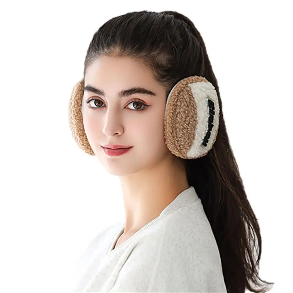 Unisex Warm Fleece Earmuffs Soft Furry Ear Warm Protector in Cold Weather Winter Outdoor Ear Warmer Adjustable Wrap Ear Muffs