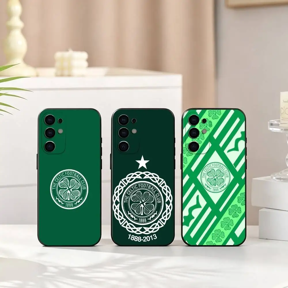 Celtic Football Club gift  Phone Case Black Silicone Soft For Samsung S25,S24,S21,S22,S23,S30,Ultra,S20,Plus,Fe,Lite