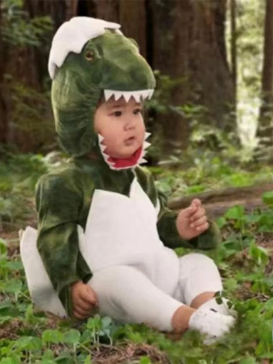 

2023, детский сценический костюм на Хэллоуин, костюм для скалолазания с изображением динозавра, яйца, стегозавра, маленького динозавра